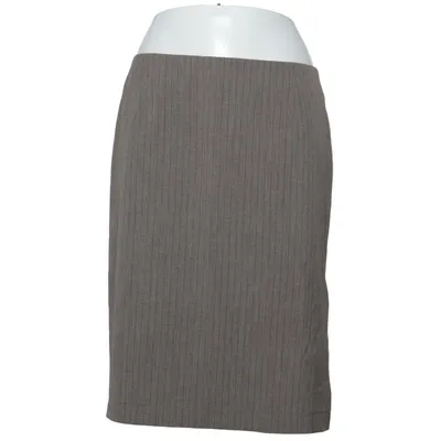 Blyantnederdel (Brun) fra Menu Elastan, Polyester, Viscose