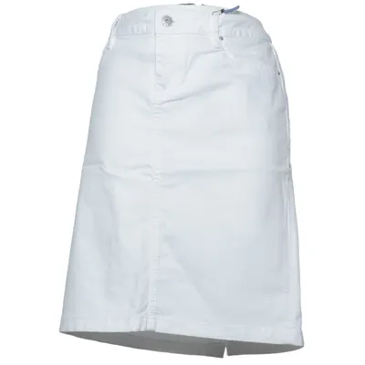Jeansnederdel (Hvid) fra ESPRIT Denim Bomuld, Elastan, Polyester, Viscose