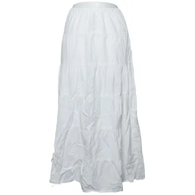 Maxi skirt (White) from Melville Lyocell