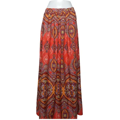 Maxi nederdel (Rød, Orange, Flerfarvet) fra Mango Casual Polyester