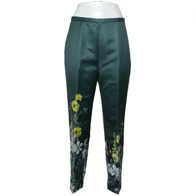 Suit pants (Green, Multicolored) from Ted Baker Polyester