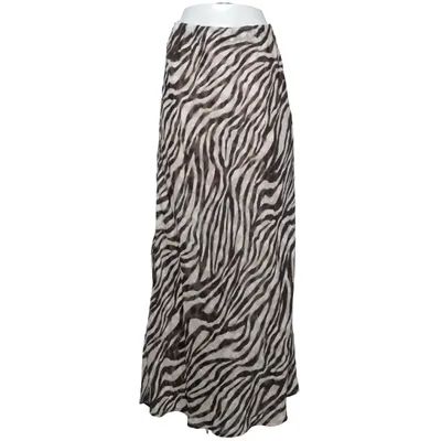 Långkjol (Svart, Beige) från Gestuz Återvunnen polyester, Viskos