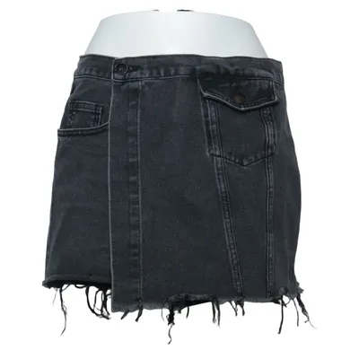 Denim skirt (Gray) from Redial Cotton, Polyester, Viscose