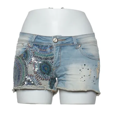 Jeansshorts (Blå, Flerfärgad) från Monday Denim Bomull, Elastan