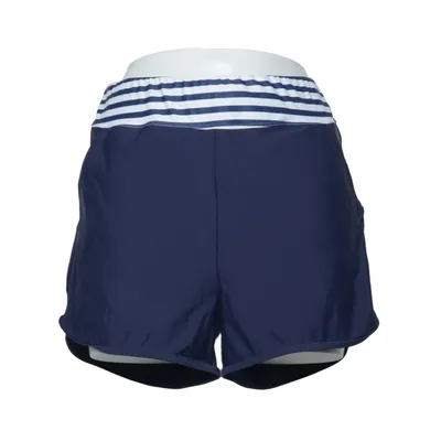 Short de sport (Bleu, Blanc) de Shekini Élasthane, Polyamide