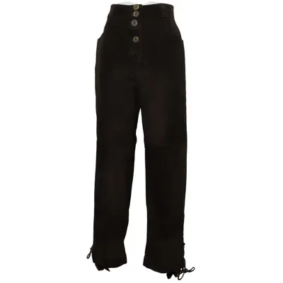 Leren broek (Bruin) van Alphorn Leer