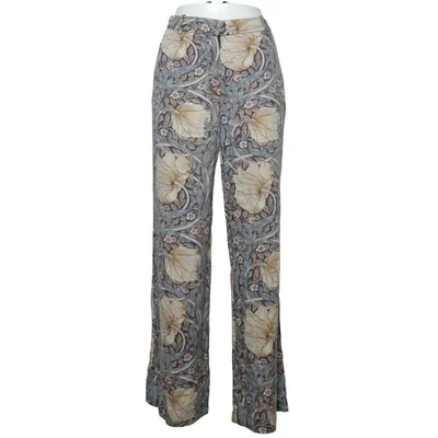 Pants (Blue, Beige, Multicolored) from Morris & Co x H&M Lyocell, Polyester, Viscose