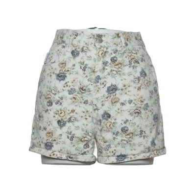 Denim shorts (Wit, Blauw, Geel) van Bongo Katoen