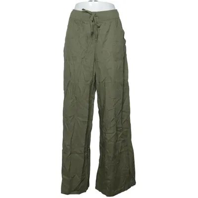 Palazzo pants (Green) from Zara Linen, Viscose