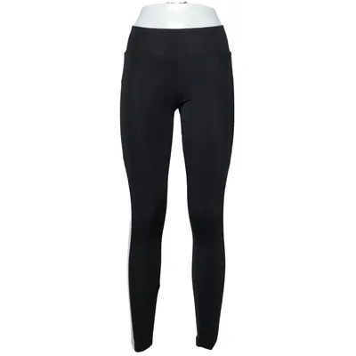 Træningsleggings (Sort, Hvid) fra Def Elastan, Polyester