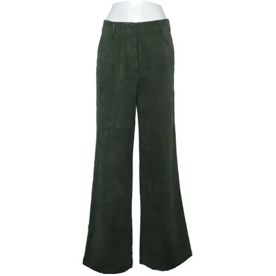 Corduroy pants (Green) from WE Fashion Polyamide, Polyester