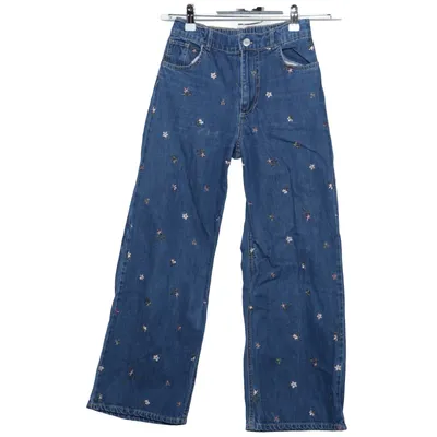 Spijkerbroek (Blauw, Meerkleurig) van H&M Katoen, Polyester