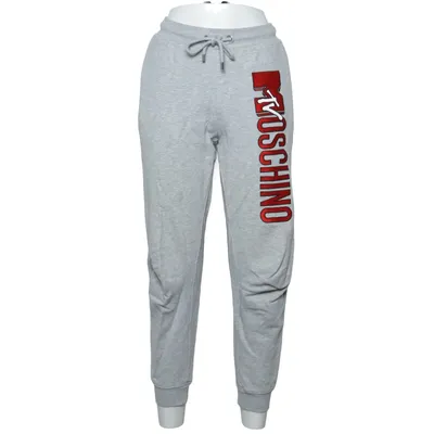 Mjukisbyxor (Grå, Röd) från H&M x Moschino Bomull