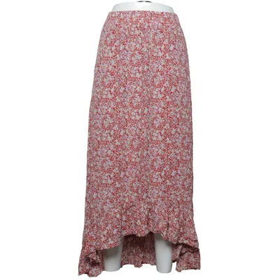 Maxi skirt (Red, Blue, Multicolored) from Abercrombie & Fitch Viscose