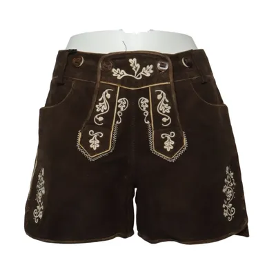 Lædershorts (Brun) fra Almsach Læder