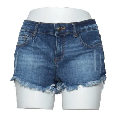 Short en jean (Bleu) de Buffalo Coton, Élasthane