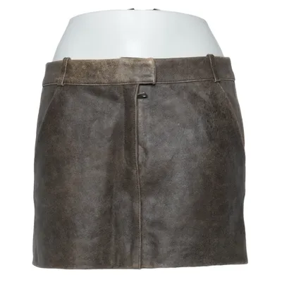 Leather skirt (Brown) from Arma Leather, Viscose