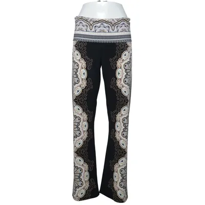 Palazzo pants (Black, Beige, Multicolored) from Halé Bob Elastane, Polyester