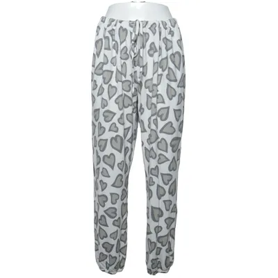 Pajama pants (White, Gray) from Juvia Elastane, Polyester, Viscose
