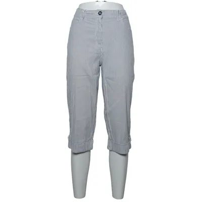 Three-quarter pants (Blue, White) from Prestigio Cotton, Elastane, Polyamide