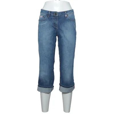 Driekwart broek (Blauw) van Early 20 Katoen, Elastaan