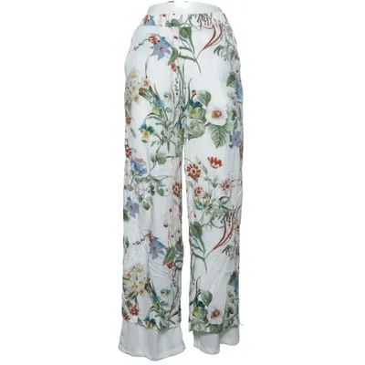 Palazzo pants (White, Multicolored) from Free Minds Polyester