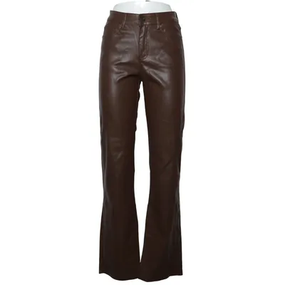 Pants (Brown) from Outfitbook Polyester, Polyurethane