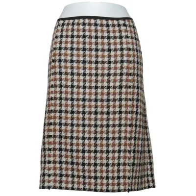 Skirt (Brown, Black, White) from Gerry Weber Collection Acrylic, Cotton, Polyester, Viscose, Wool
