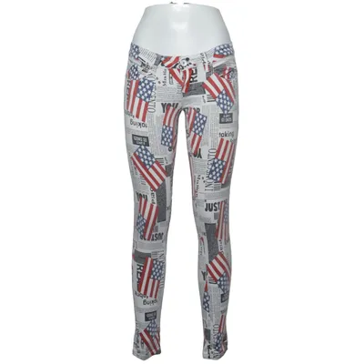 Jeans (Weiß, Rot, Blau) von Toxik3 Jeans Baumwolle, Elasthan
