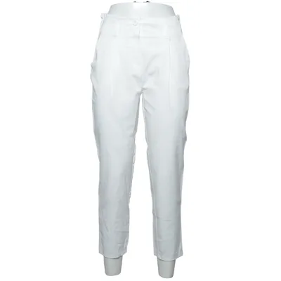 Broek (Wit) van Nuna Lie Katoen, Elastaan, Polyester