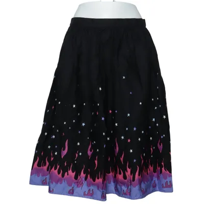 Skirt (Black, Multicolored) from Hell Bunny Cotton