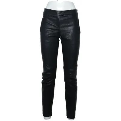 Leather pants (Black) from Escada Cupro, Elastane, Leather