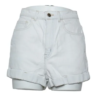 Denim shorts (White) from American Apparel Jeans