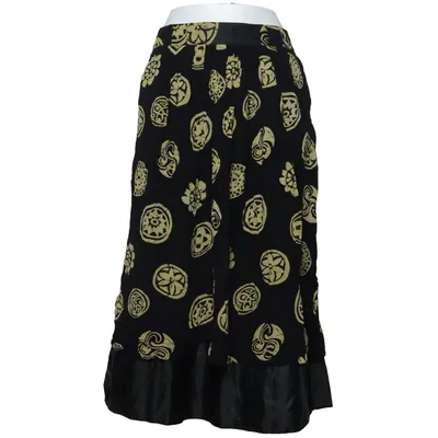 Skirt (Black, Gold) from Ravens Viscose