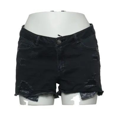 Denim shorts (Black) from Reserved YFL Cotton, Elastane