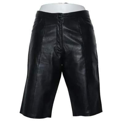 Leather shorts (Black) from Chevirex Leather, Polyester