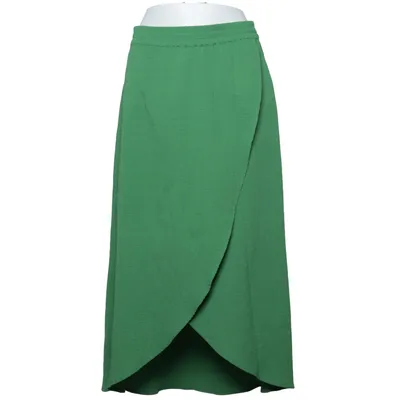 Slå om-nederdel (Grøn) fra WE Fashion Elastan, Polyester