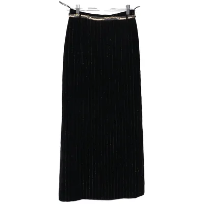 Jupe (Noir, Or) de Lucie Linden Coton, Polyester