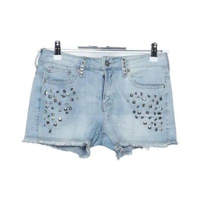 Denim shorts (Blauw) van Mango Jeans Katoen, Elastaan