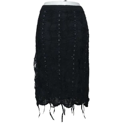 Nederdel (Sort) fra Nicowa Polyester, Viscose
