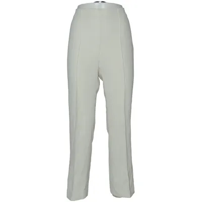 Kostuumbroek (Wit) van Mango Basics Polyester