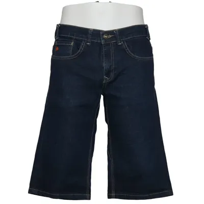 Denim shorts (Blauw) van Moon Climbing Katoen, Elastaan, Polyester