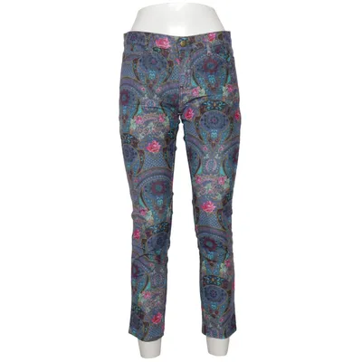 Corduroy pants (Blue, Multicolored) from Manoush Cotton, Elastane, Polyester
