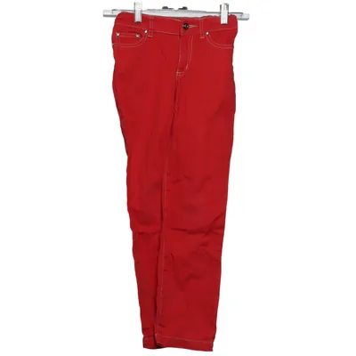 Spijkerbroek (Rood) van Topo Katoen, Elastaan