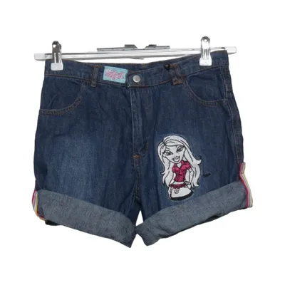 Denim shorts (Blauw) van Bratz Katoen