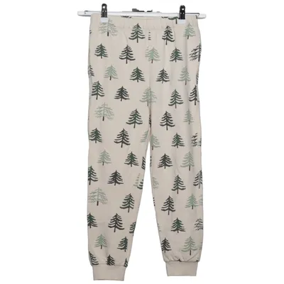 Pantalon de pyjama (Beige, Vert) de H&M Coton, Élasthane
