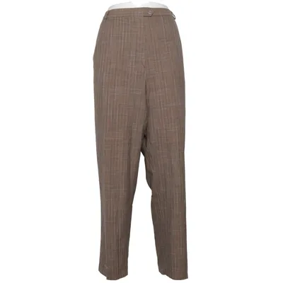 Suit pants (Brown) from Faber Polyester, Viscose