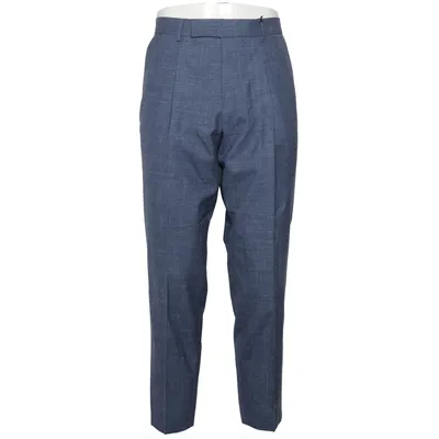 Suit pants (Blue) from Hugo Boss Linen, Silk, Viscose, Wool