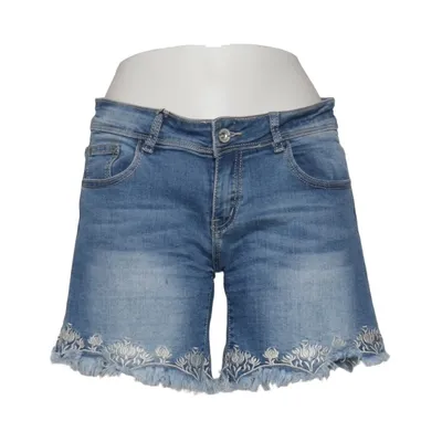 Denim shorts (Blauw) van G-Smack Katoen, Elastaan, Polyester