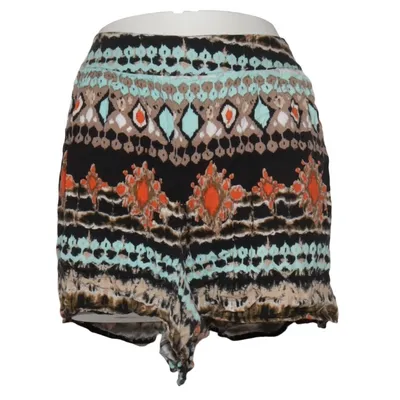 Shorts (Black, Multicolored) from Forever 21 Plus Viscose